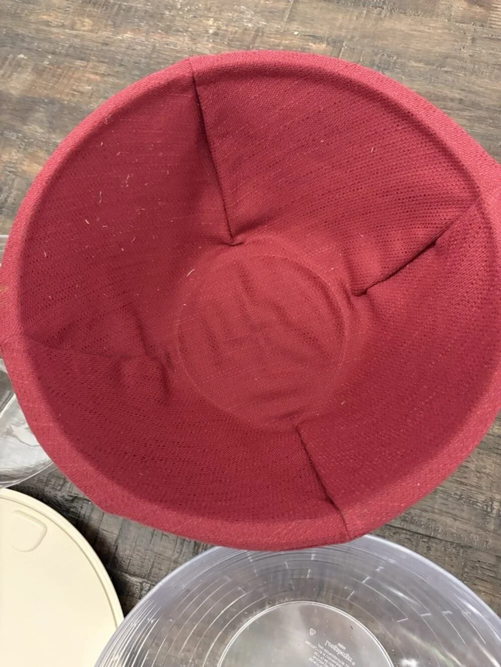 Longaberger 11” Basket Proudly American Spring Basket 10057 Red Liner